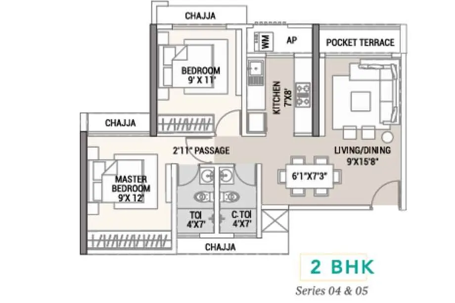 2 BHK