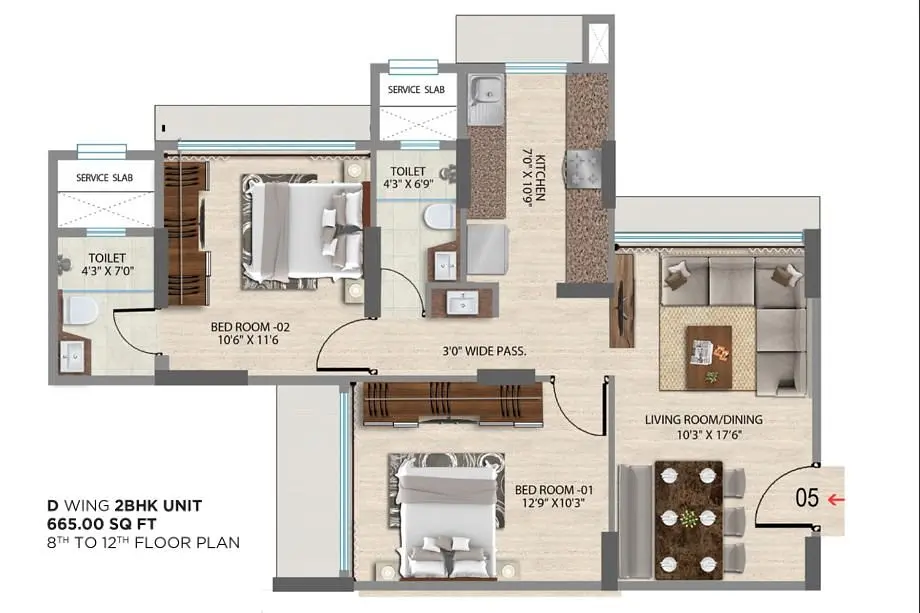 2 BHK
