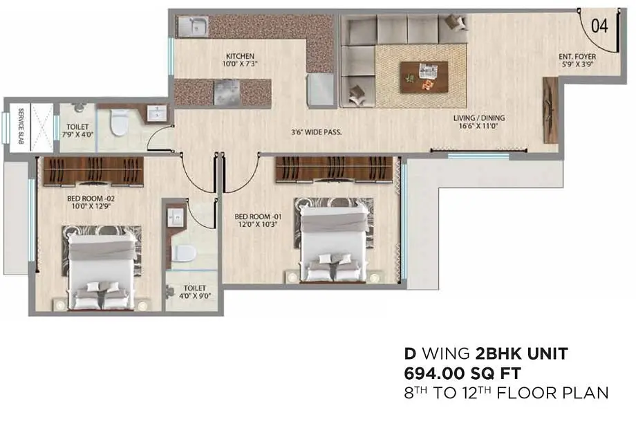 2 BHK