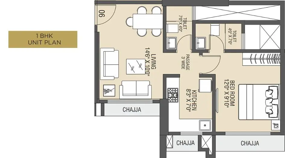 1 BHK