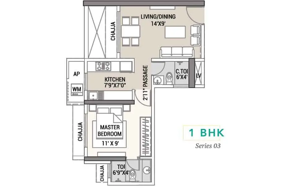 1 BHK