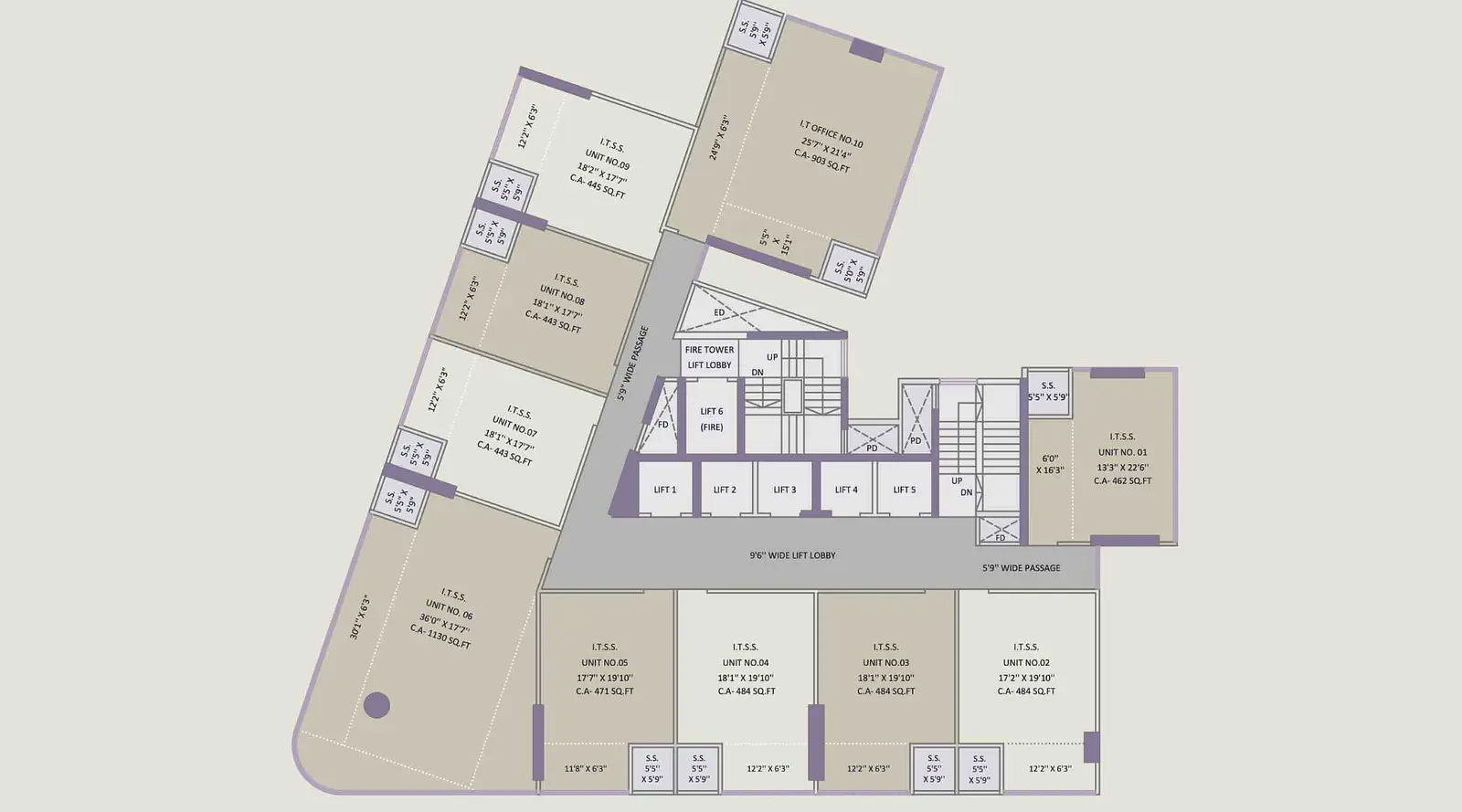 Shop 447 sq.ft