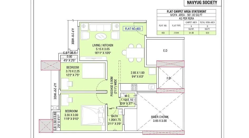 2 BHK