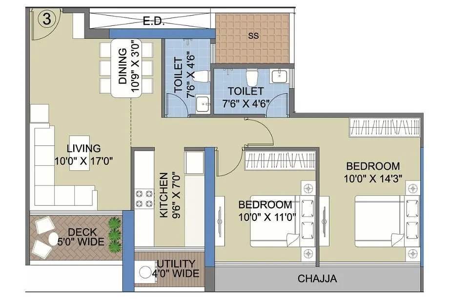 2 BHK