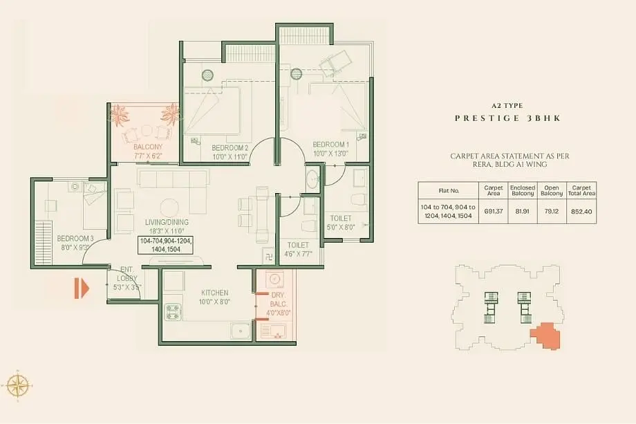 3 BHK