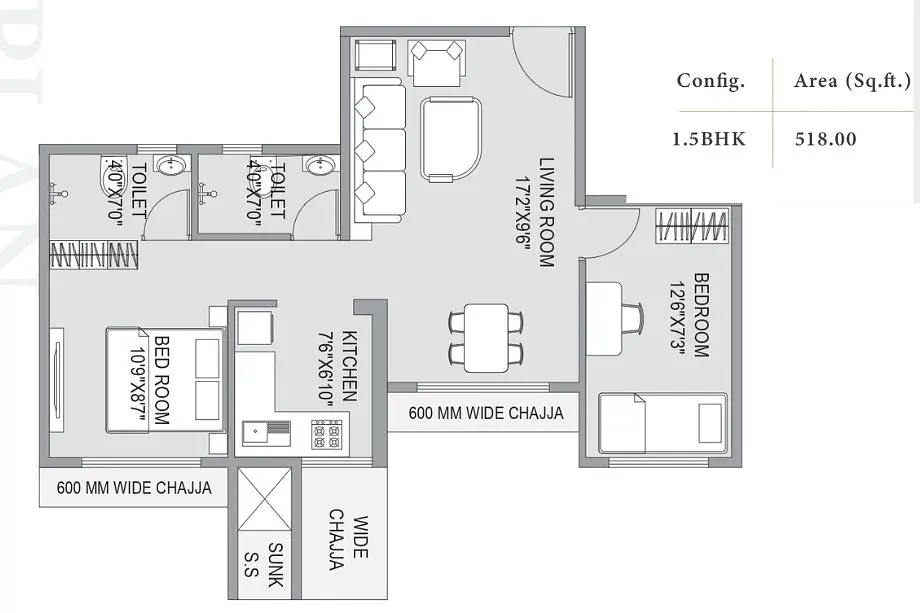 2 BHK