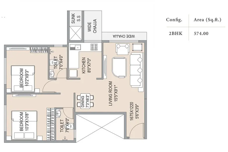2 BHK