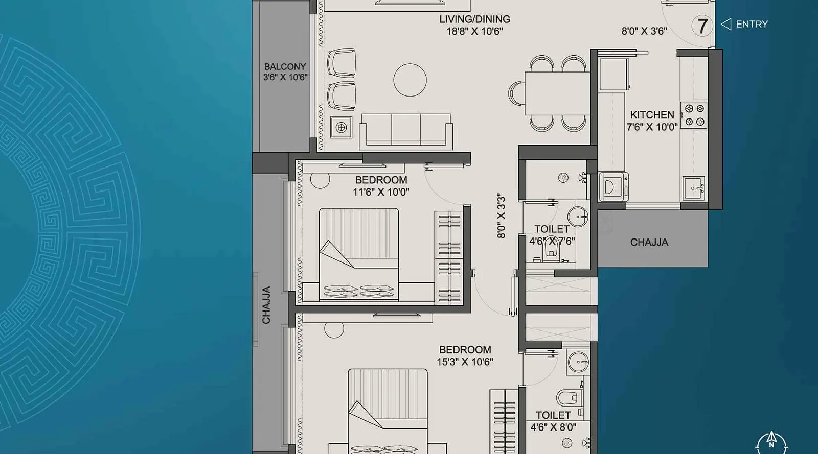 2 BHK