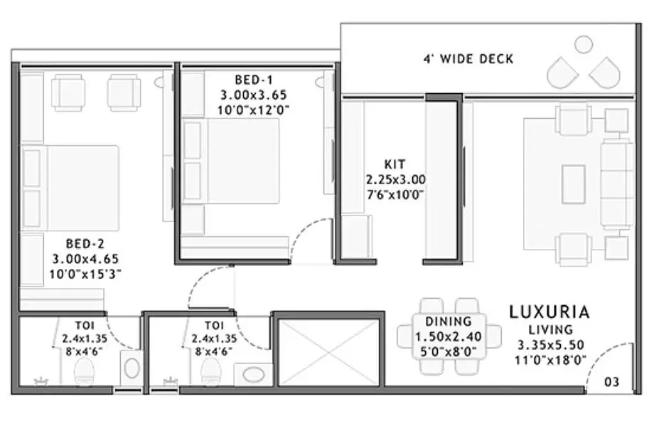 2 BHK