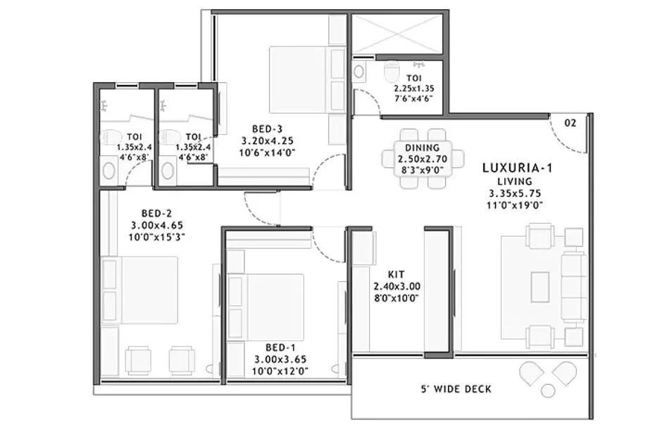 3 BHK