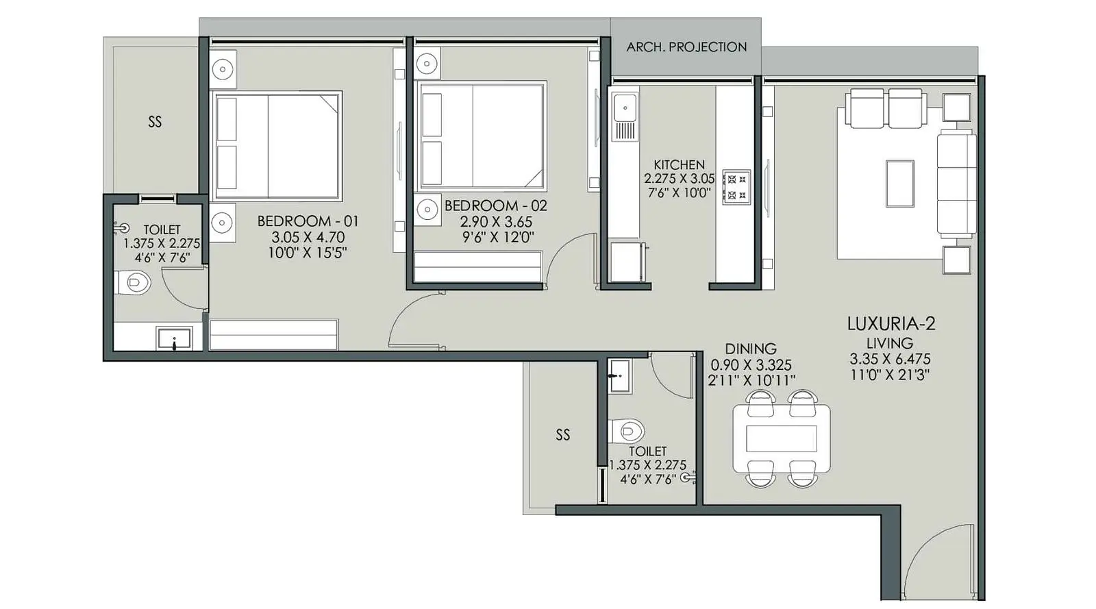 2 BHK