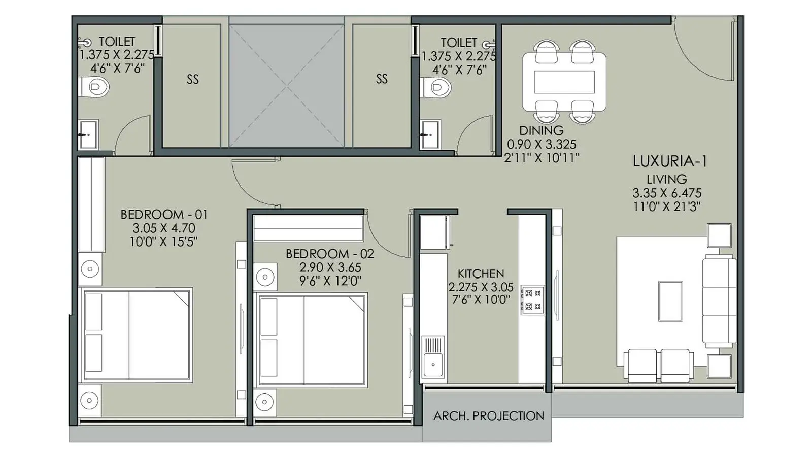 2 BHK