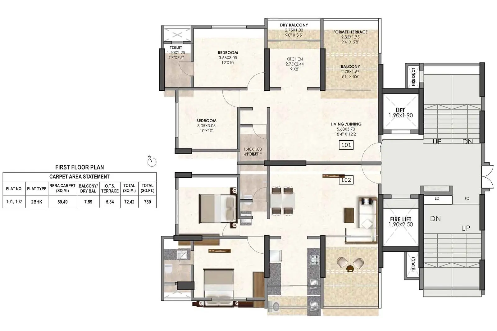 2 BHK