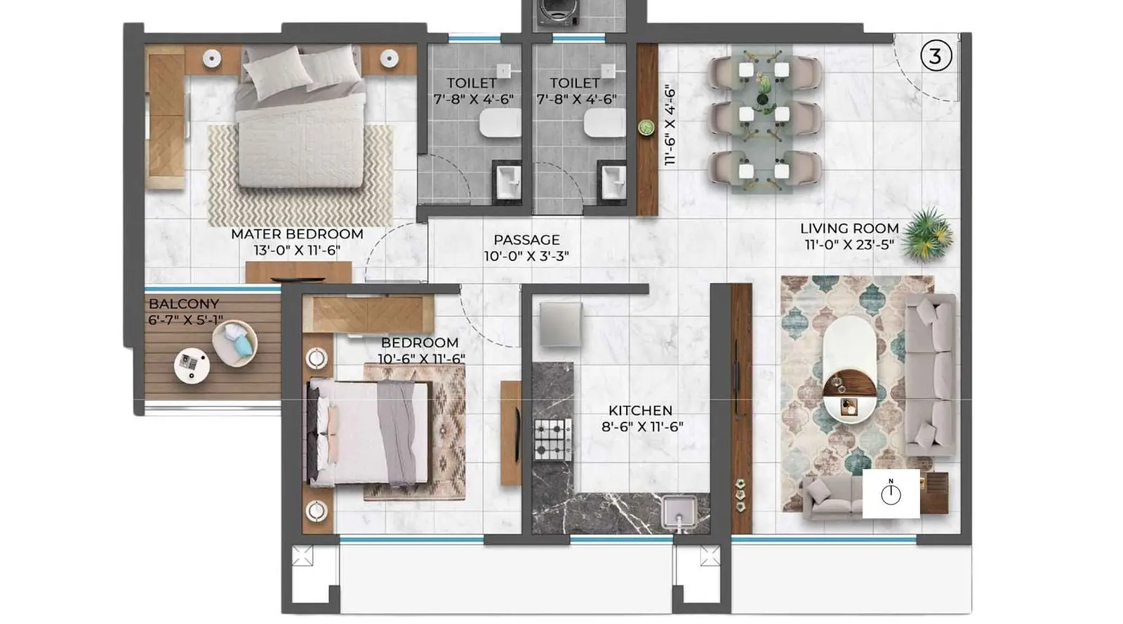 2 BHK