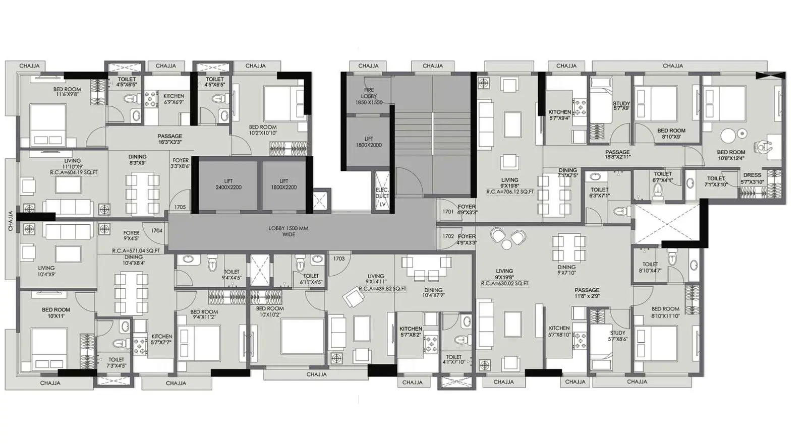 1.5 BHK