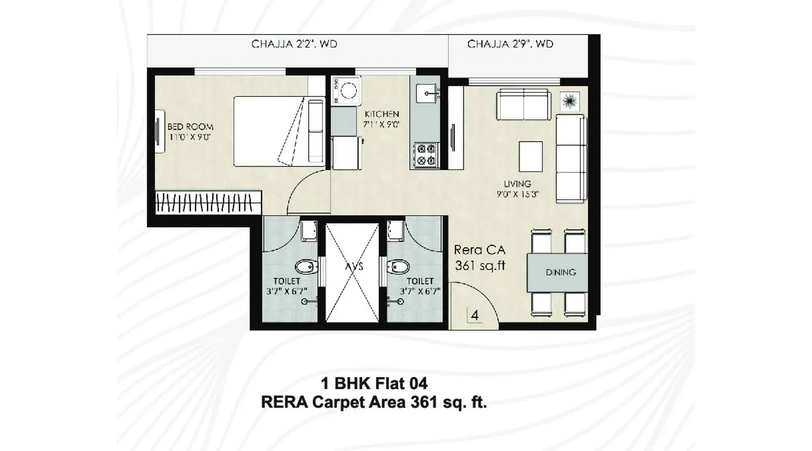 Agastya-High-Pavilion-Floor-Plan-1-BHK-361-Sq.ft