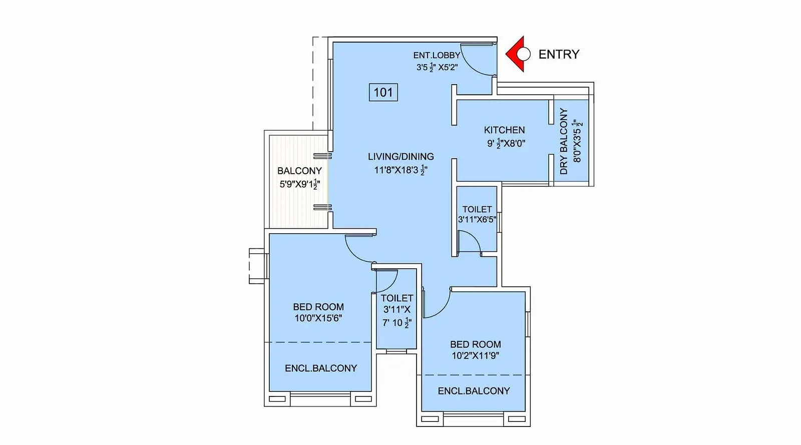 2 BHK