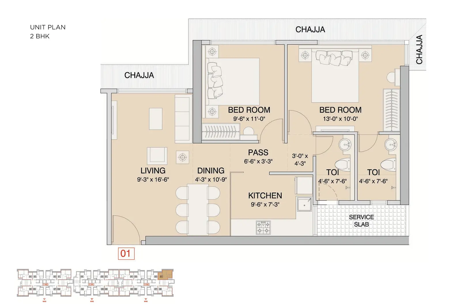 2 BHK