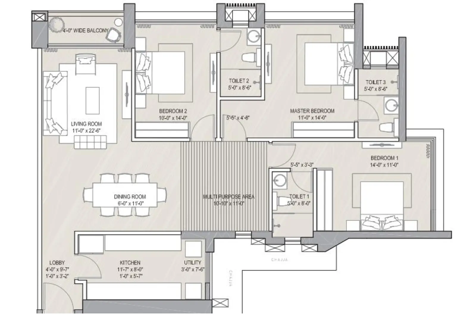 3 BHK