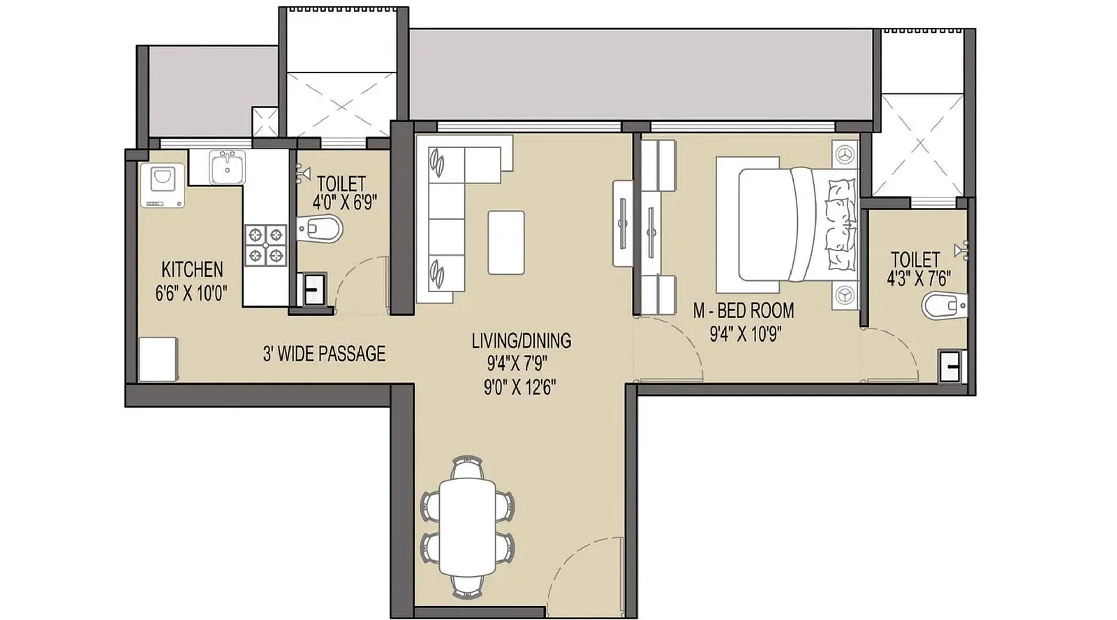 1 BHK