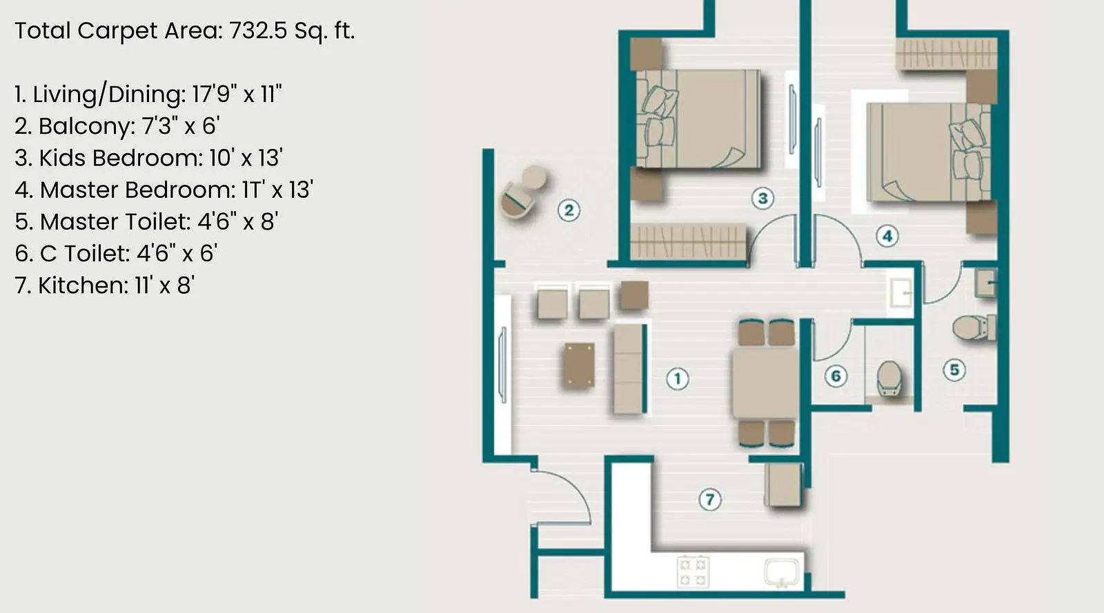 2 BHK