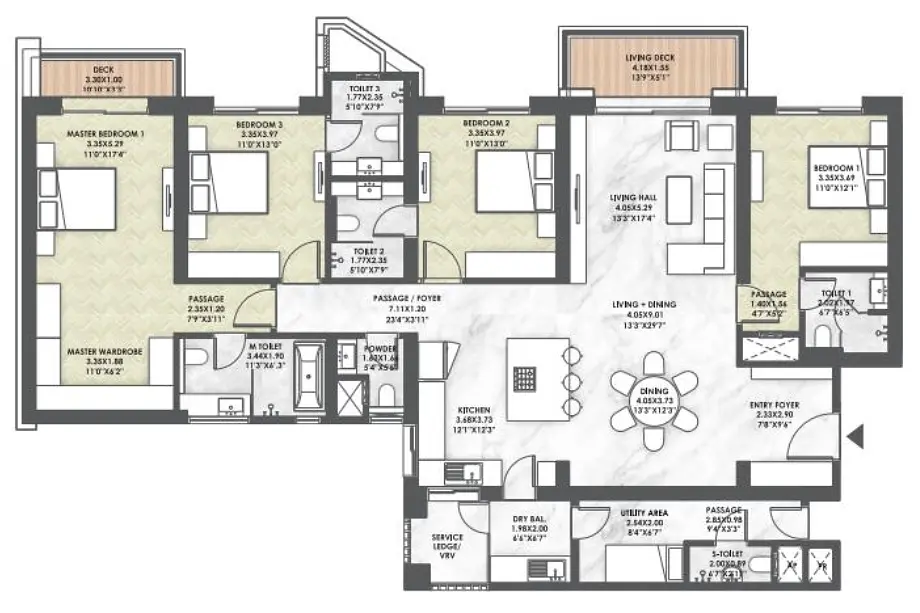 4 BHK