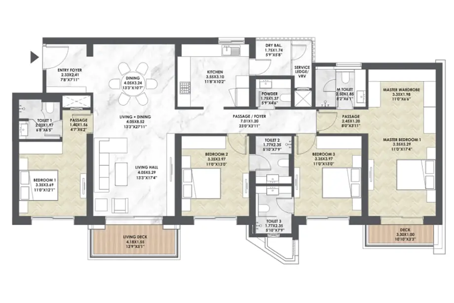 3 BHK