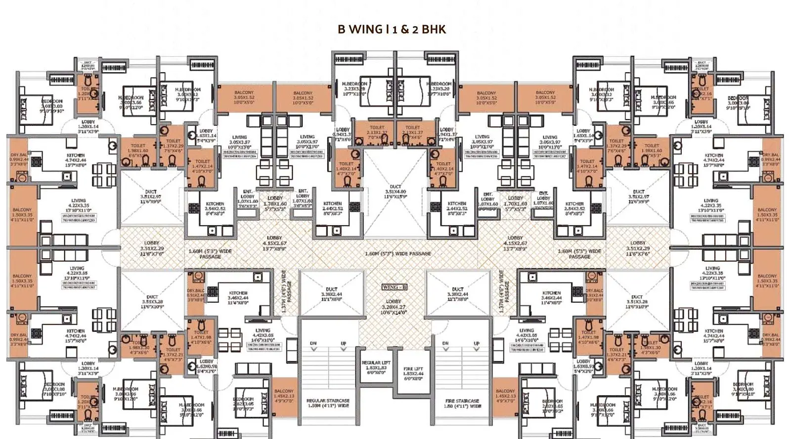 Sneha kohinoor floor plan
