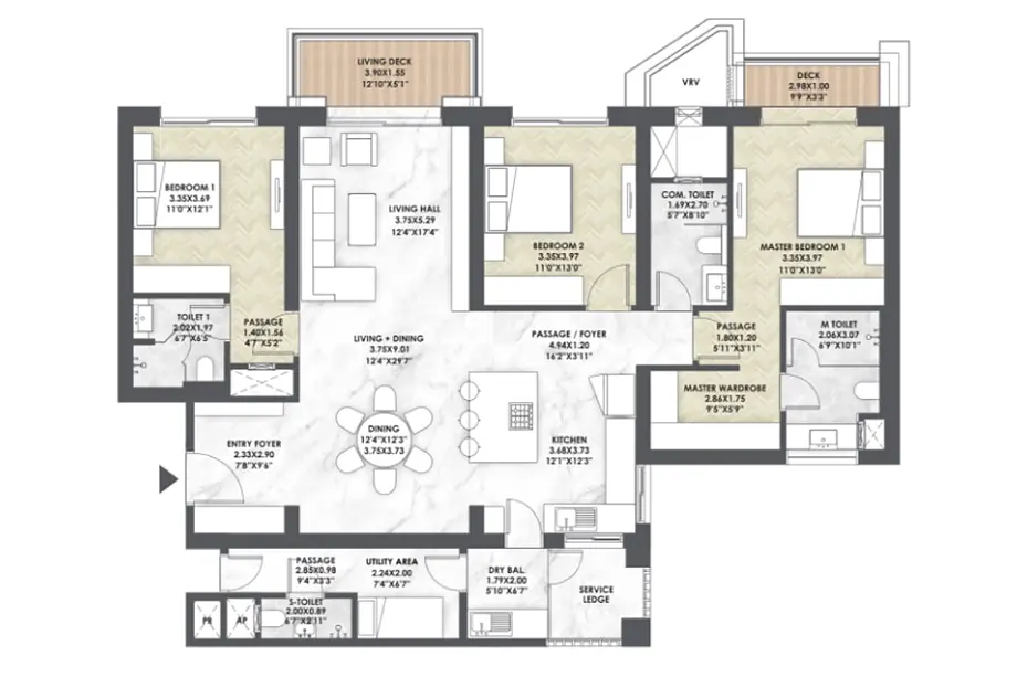 3 BHK