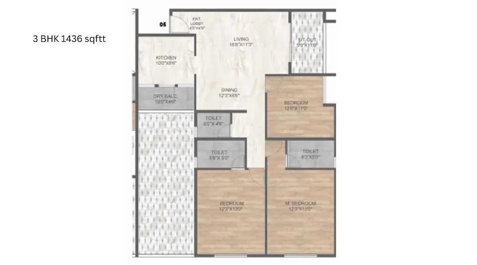 3 BHK JKL